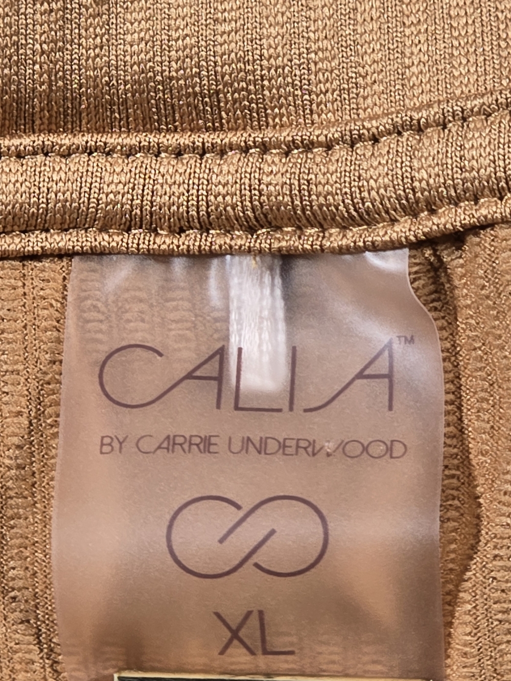 CALIA by Carrie Underwood Brown Sleeveless Racerback Athletic Top Women’s XL - Picture 3 of 6